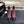 CC 26s Combat Boots Quilted Burgundy Suede Black Patent Calfskin 957757