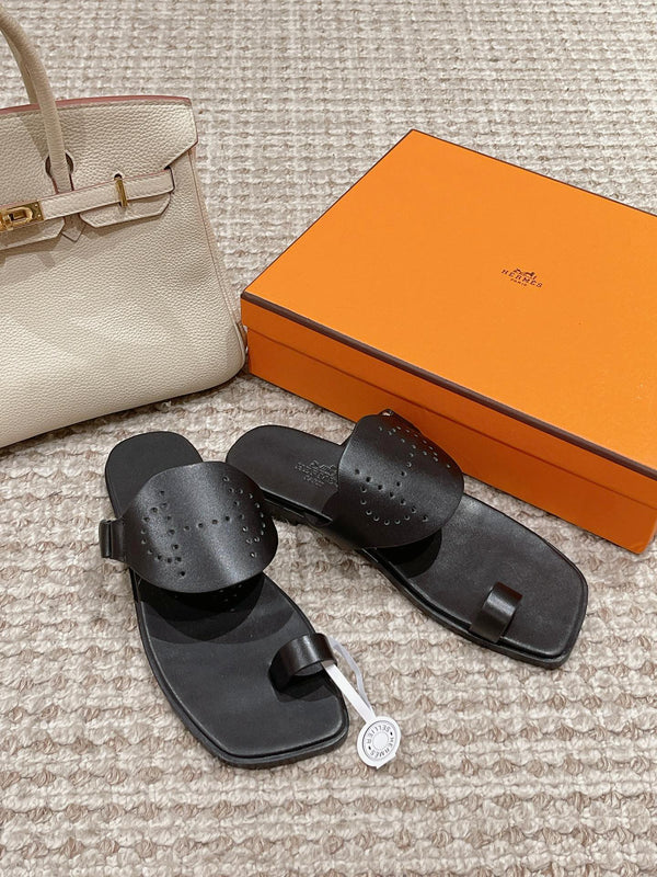 HM Hera Sandal Black Cowhide 544538