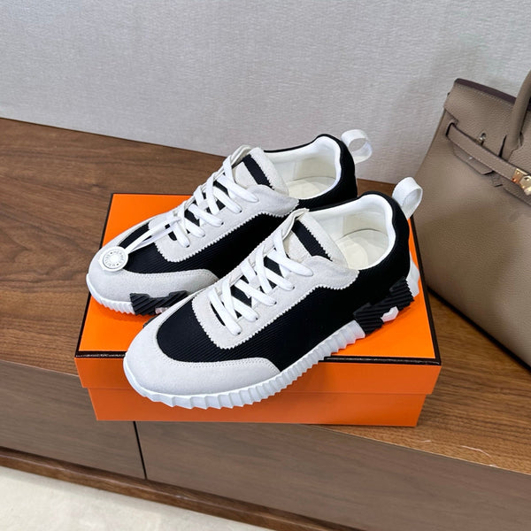 HM 26S Bouncing Sneaker In Black mix Grey Suede 543811