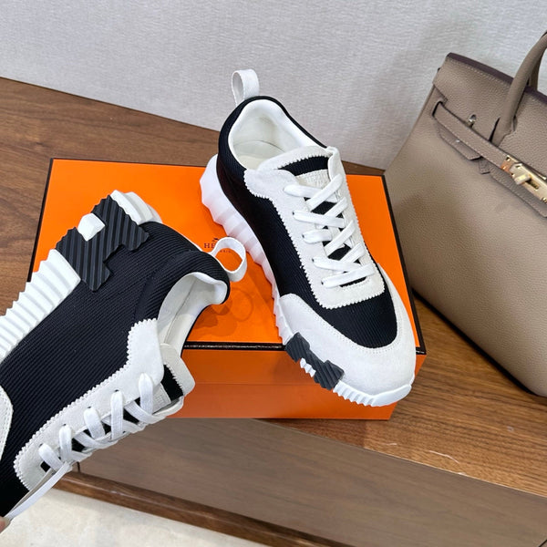 HM 26S Bouncing Sneaker In Black mix Grey Suede 543811