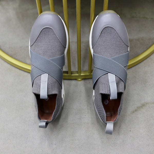 LP 360 SNEAKERS CASUAL IN MAGLIA DI LANA GRIGIA
