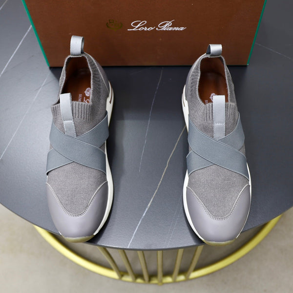 LP 360 SNEAKERS CASUAL IN MAGLIA DI LANA GRIGIA