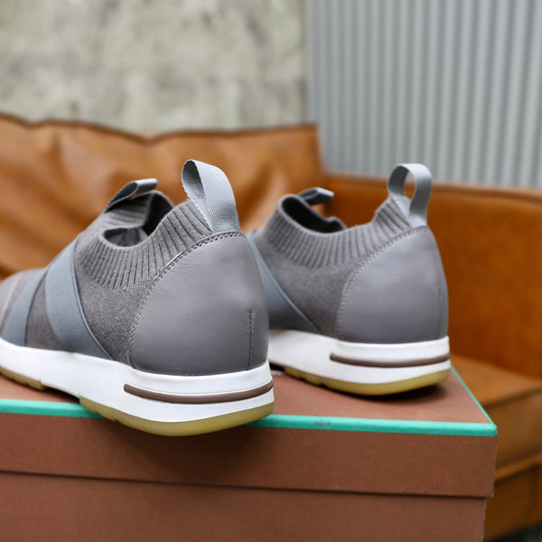 LP 360 SNEAKERS CASUAL IN MAGLIA DI LANA GRIGIA