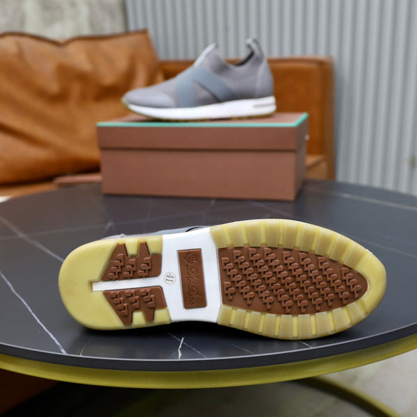 LP 360 SNEAKERS CASUAL IN MAGLIA DI LANA GRIGIA