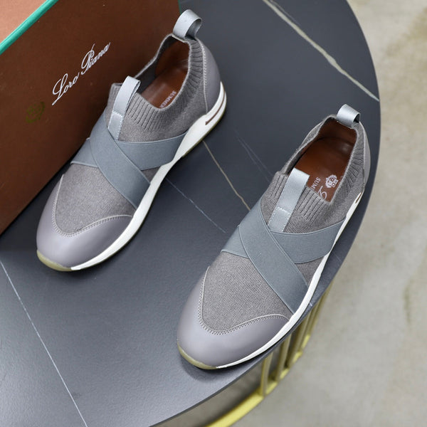 LP 360 SNEAKERS CASUAL IN MAGLIA DI LANA GRIGIA