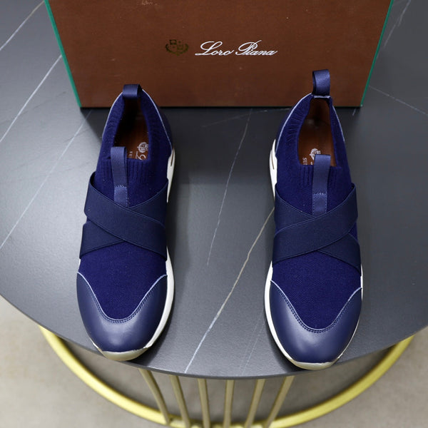 LP 360 SNEAKERS CASUAL IN MAGLIA DI LANA BLU MARINO
