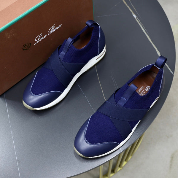 LP 360 SNEAKERS CASUAL IN MAGLIA DI LANA BLU MARINO