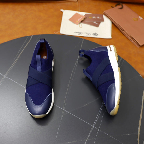 LP 360 SNEAKERS CASUAL IN MAGLIA DI LANA BLU MARINO