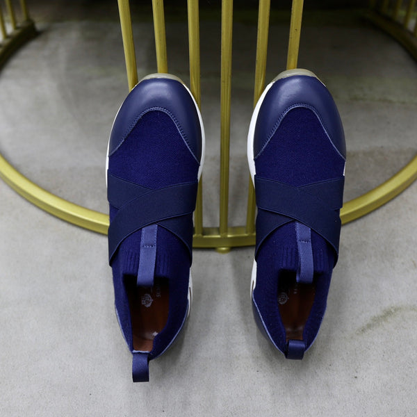 LP 360 SNEAKERS CASUAL IN MAGLIA DI LANA BLU MARINO