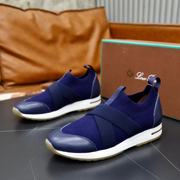 LP 360 SNEAKERS CASUAL IN MAGLIA DI LANA BLU MARINO