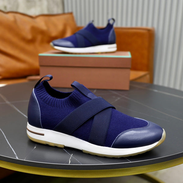 LP 360 SNEAKERS CASUAL IN MAGLIA DI LANA BLU MARINO
