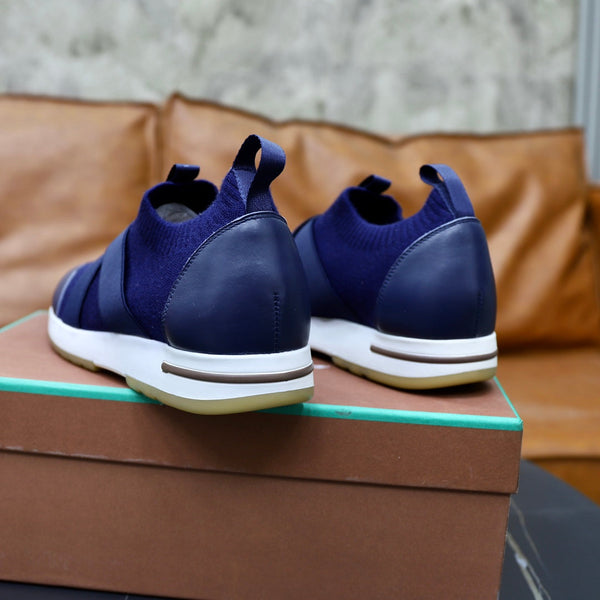 LP 360 SNEAKERS CASUAL IN MAGLIA DI LANA BLU MARINO