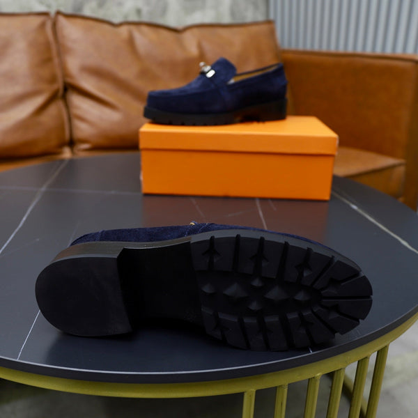 HM Men's Icone Loafer Navy Blue Suede 714425