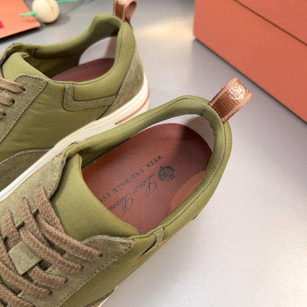 LP NEWPORT WALK SNEAKERS SCAMOSCIATO OLIVA