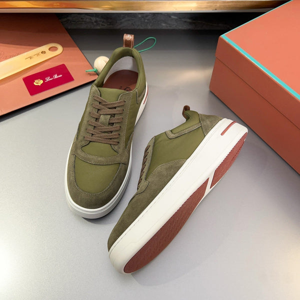 LP NEWPORT WALK SNEAKERS SCAMOSCIATO OLIVA