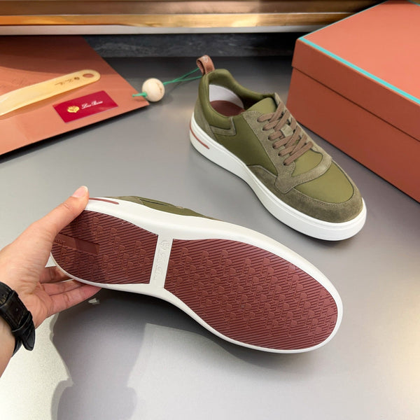LP NEWPORT WALK SNEAKERS SCAMOSCIATO OLIVA