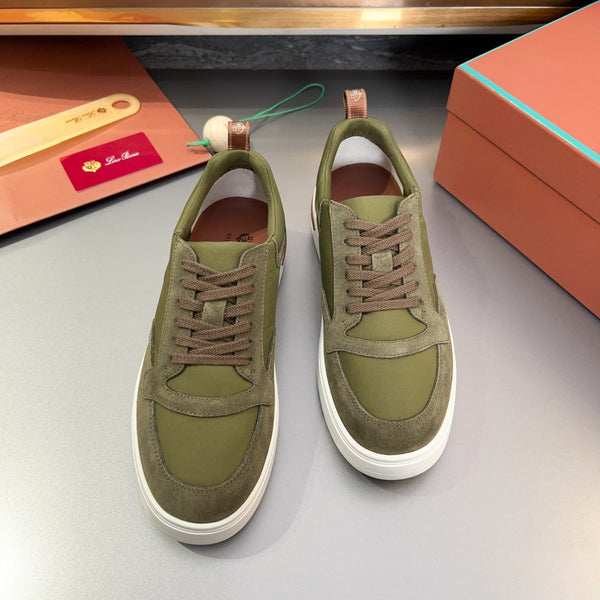 LP NEWPORT WALK SNEAKERS SCAMOSCIATO OLIVA