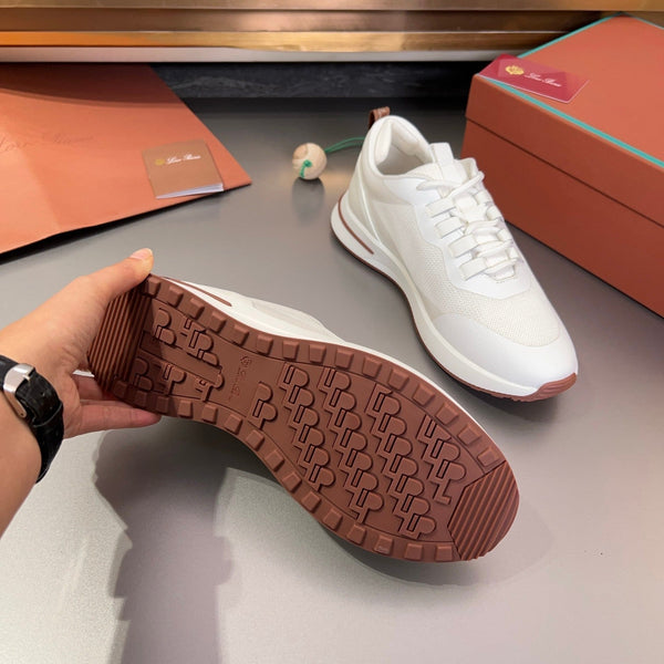 LP BRUNELLO SNEAKERS BIANCO MESH TRASPIRANTE