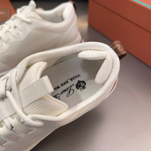 LP BRUNELLO SNEAKERS BIANCO MESH TRASPIRANTE