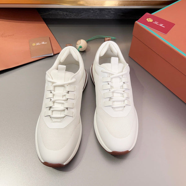 LP BRUNELLO SNEAKERS BIANCO MESH TRASPIRANTE