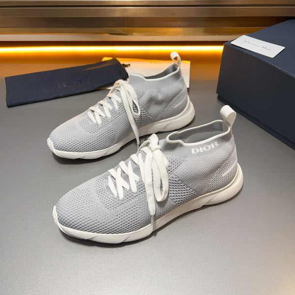 CD B21 LOW TOP KNIT SNEAKER LIGHT GRAY FABRIC