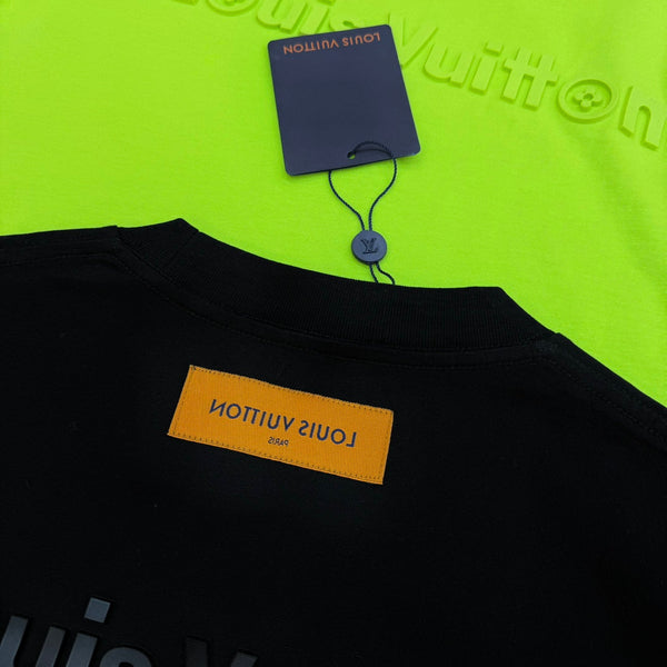 LV T-SHIRT IN BLACK MODAL COTTON 238790