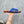 HM Men's Izmir Slide Blue Orange Cowhide 619451