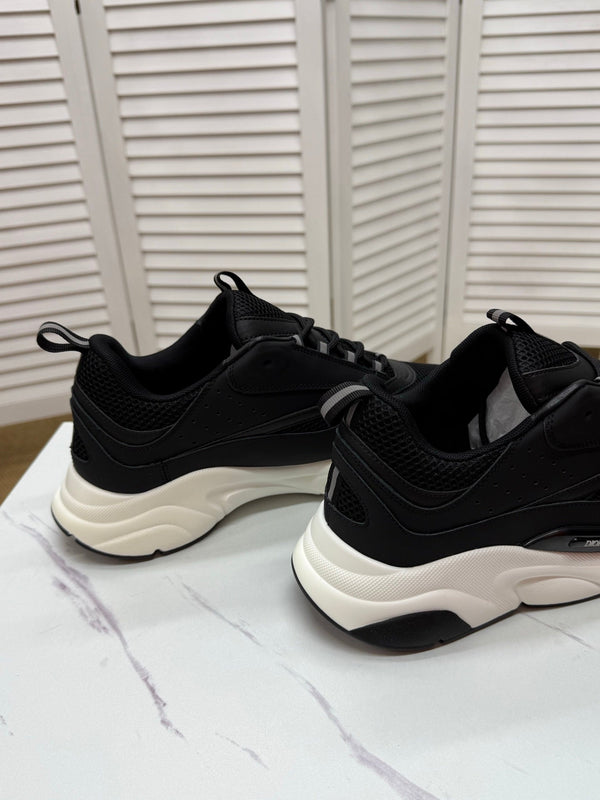 CD B22 Sneaker Nero Mesh Pelle di Vitello 648068