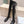 The Row 2025 Over-the-knee Boot Black Elastic PU Sheepskin 556129