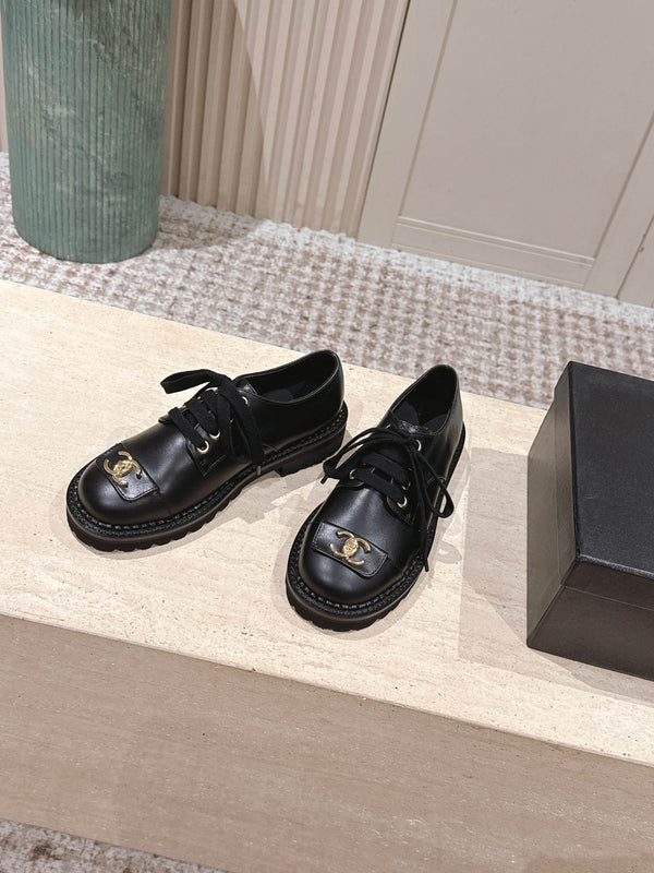 CC 26s Chaussures 2cm Cuir de veau noir 583903