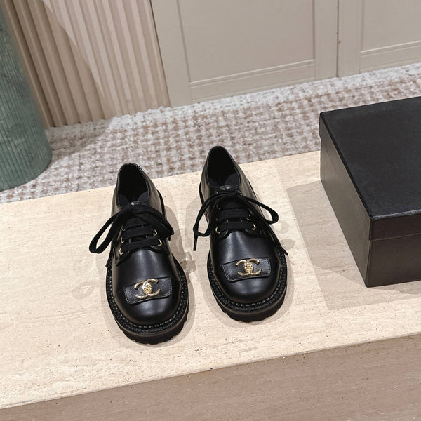 CC 26s Chaussures 2cm Cuir de veau noir 583903