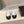 Chaussures CC 26s 2cm Noir Blanc Matelassé Cuir de veau 583904