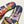 CD 26s Embroidered Sandals Beige Multicolor Canvas Leather 683009
