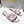 CD 26s Floral Embroidered Sandals White Pink Canvas 683033