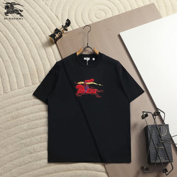 Burberry Men Oversized T-Shirt Black Cotton