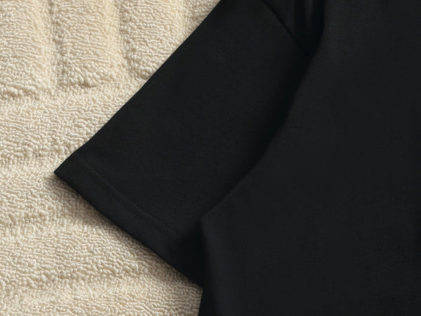 Burberry Men Oversized T-Shirt Black Cotton