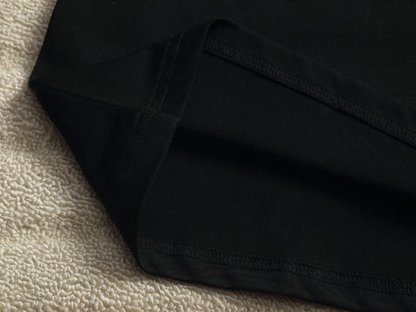 Fendi Men Oversized T-Shirt Black Cotton