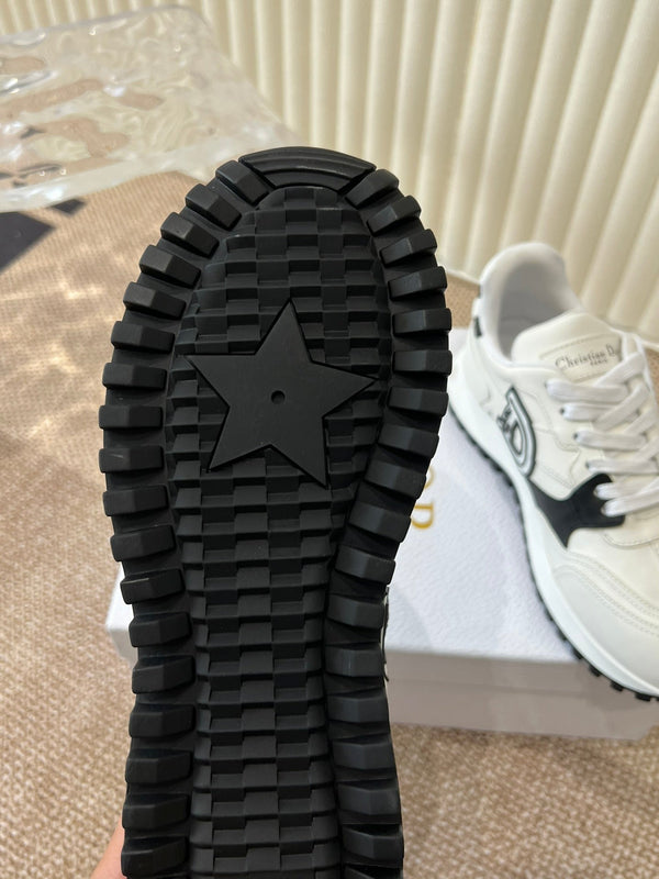 C'est Dior Sneaker Bianco Nero Pelle di Agnello