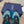CD Sneaker B35 In Blue Mix White Black Calfskin And Fabric 113121
