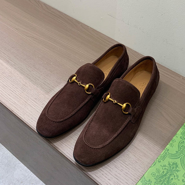 GG Men's Jordaan Loafer Dark Brown Suede 542492