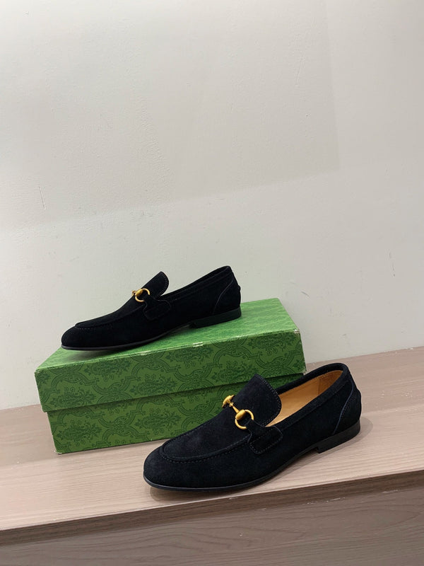 GG Men's Jordaan Loafer Black Suede 542493