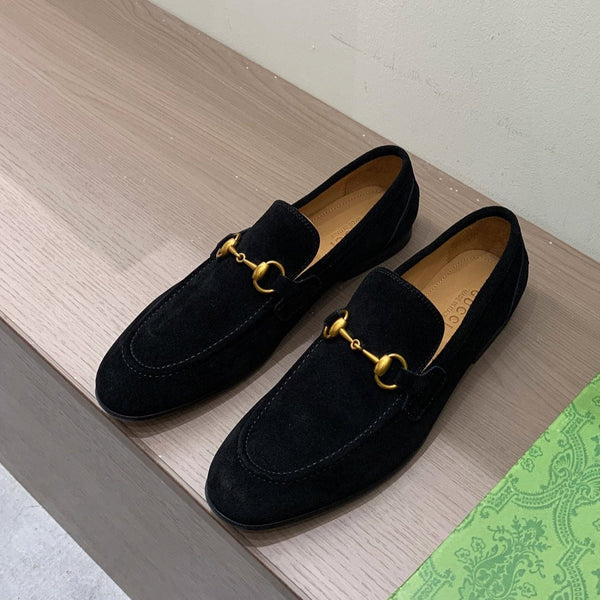 GG Men's Jordaan Loafer Black Suede 542493