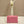 PRA Cross pattern envelope bag pink leather 341153