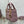 mini lady 17 blue lilac lambskin