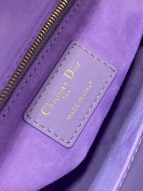 Lady Bag 20cm Violet Lambksin