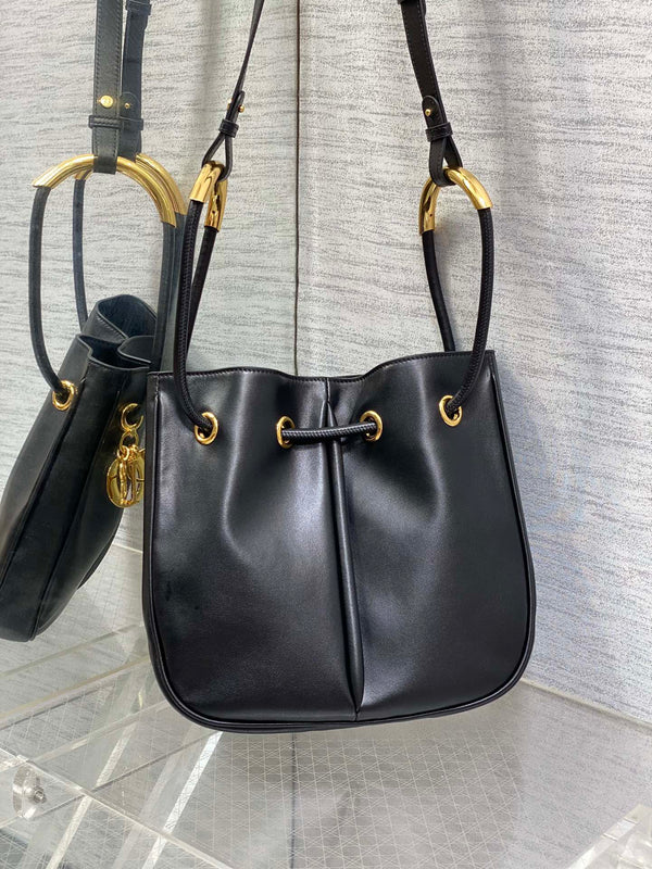 meidum cd nolita 27cm pelle di vitello nera