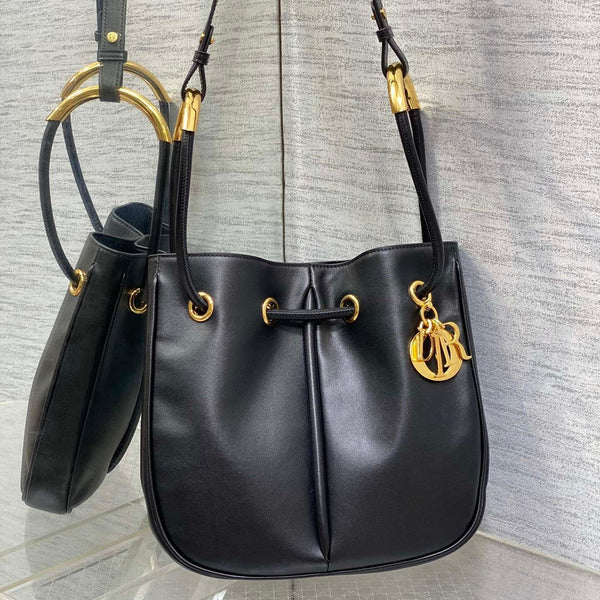 meidum cd nolita 27cm pelle di vitello nera