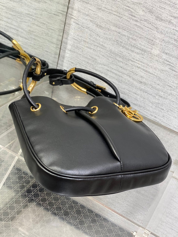 meidum cd nolita 27cm pelle di vitello nera