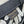 BOOK TOTE 26 IN BLACK MIX WHITE CANVAS 226506