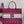 MISS LARGE TOTE 42 IN MAGENTA PURPLE CANVAS
